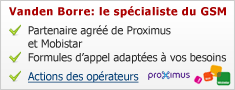 Vanden Borre: le sp�cialiste du GSM
