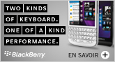D�couvrez les Blackberry Q10 et Z10