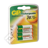 GP NIMH LR03 X4 1000MAH