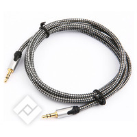 Cble / fiche audio JACK 3.5mm M/M 1.5m