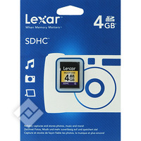 LEXAR SDHC 4G CLASS4