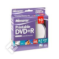 MEMOREX DVD+R 4,7G PRINTABLE X10
