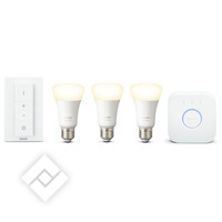 Luminaire, lampadaire, clairage dextrieur HUE WHITE E27 STARTER KIT