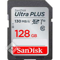 Carte SD, micro-SD ou autre carte mémoire SDXC ULTRA+ 128 GB