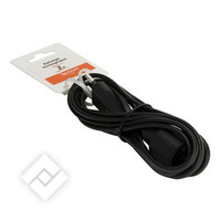 Rallonge éléctrique ou multiprise RALLONGE 6A 2M BLACK