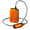PANASONIC HX-A100E ORANGE WATERPR.