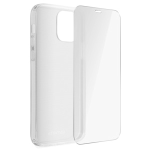 4SMARTS Coque Apple iPhone 12 Mini Souple et Film Écran Verre Trempé 4Smarts transparent 4SMARTS Coque Apple iPhone 12 Mini Souple et Film Écran Verre Trempé 4Smarts transparent