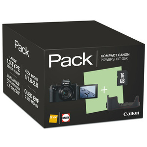 CANON POWERSHOT G5X + BAG + SD 16GB PACK CANON POWERSHOT G5X + BAG + SD 16GB PACK