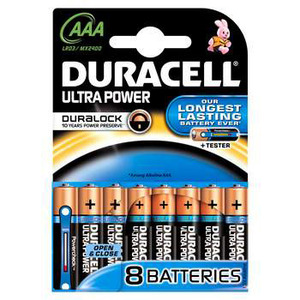 DURACELL AAA/LR03 UP X8 DURACELL AAA/LR03 UP X8