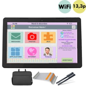 FACILOTAB Tablette Tactile Senior Facilotab XXL 13,3 32 Go Noir WiFi FACILOTAB Tablette Tactile Senior Facilotab XXL 13,3 32 Go Noir WiFi