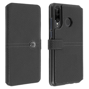 FACONNABLE Housse Huawei P30 Lite Clapet Porte cartes Effet texturé Façonnable Noir FACONNABLE Housse Huawei P30 Lite Clapet Porte cartes Effet texturé Façonnable Noir