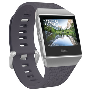 FITBIT IONIC BLUE GRAY / SILVER FITBIT IONIC BLUE GRAY / SILVER