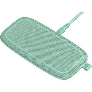 FRESH 'N REBEL BASE DUO - 10W WIRELESS CHARGING Pad + EU POWER ADAPTER 30W - MISTY MINT FRESH 'N REBEL BASE DUO - 10W WIRELESS CHARGING Pad + EU POWER ADAPTER 30W - MISTY MINT