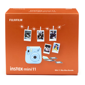 FUJIFILM INSTAX MINI 11 BLUE + CASE + FILMS X10 + STICKERS + LED LIGHTS FUJIFILM INSTAX MINI 11 BLUE + CASE + FILMS X10 + STICKERS + LED LIGHTS