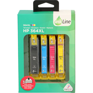 INKLINE HP 364XL 4 PACK