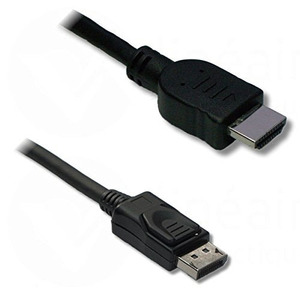 LINEAIRE DISPLAYPORT TO HDMI 1.8M LINEAIRE DISPLAYPORT TO HDMI 1.8M
