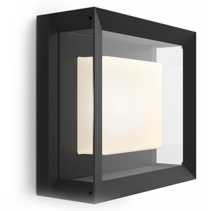 PHILIPS HUE HUE WHITE/COLOR AMBIANCE ECONIC WALL LANTERN BLACK PHILIPS HUE HUE WHITE/COLOR AMBIANCE ECONIC WALL LANTERN BLACK