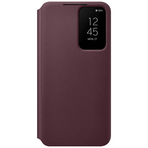 SAMSUNG CLEAR VIEW COVER BURGANDY S22 SAMSUNG CLEAR VIEW COVER BURGANDY S22
