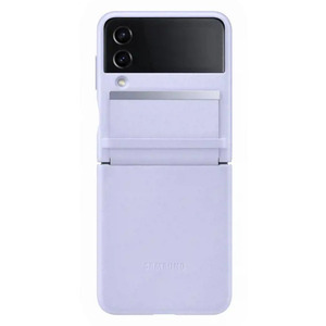 SAMSUNG FLAP LEATHER COVER SERENITY PURPLE FOR GALAXY Z FLIP4 5G SAMSUNG FLAP LEATHER COVER SERENITY PURPLE FOR GALAXY Z FLIP4 5G