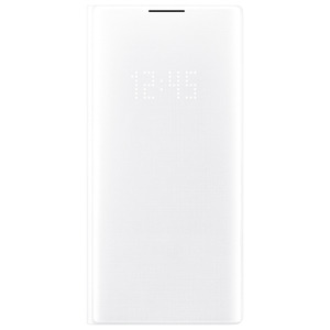 SAMSUNG Housse Galaxy Note 10 Plus Étui Porte-carte LED View Cover Original Blanc SAMSUNG Housse Galaxy Note 10 Plus Étui Porte-carte LED View Cover Original Blanc