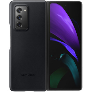 SAMSUNG LEATHER COVER BLACK GALAXY FOLD 2