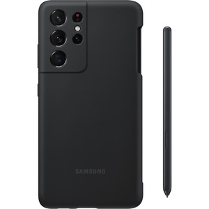 SAMSUNG SILICONE COVER S21U BLACK WITH S PEN