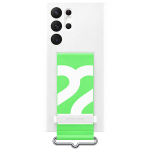 SAMSUNG SILICONE COVER WITH STRAP WHITE S22 ULTRA SAMSUNG SILICONE COVER WITH STRAP WHITE S22 ULTRA