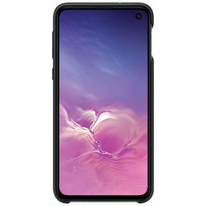 SAMSUNG Coque Galaxy S10e Silicone Semi-rigide Ultra-fine Compatible QI Original - Noir SAMSUNG Coque Galaxy S10e Silicone Semi-rigide Ultra-fine Compatible QI Original - Noir