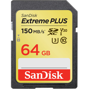 SANDISK SD EXTREME PLUS 64GB SANDISK SD EXTREME PLUS 64GB