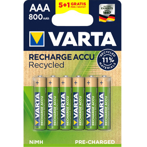 VARTA 800 MAH AAA LR03 5+1 VARTA 800 MAH AAA LR03 5+1