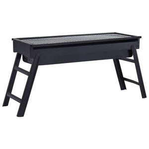 VIDAXL Barbecue portable de camping Acier inoxydable 60x22,5x33 cm VIDAXL Barbecue portable de camping Acier inoxydable 60x22,5x33 cm