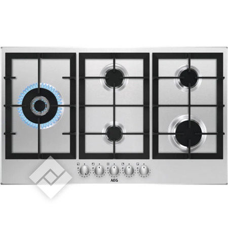 AEG Gaskookplaat HGB95522SM AEG Gaskookplaat HGB95522SM