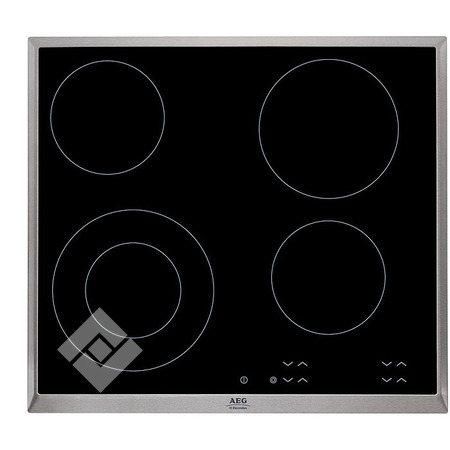 AEG Plaque électrique, vitrocéramique ou induction HK624010XB AEG Plaque électrique, vitrocéramique ou induction HK624010XB