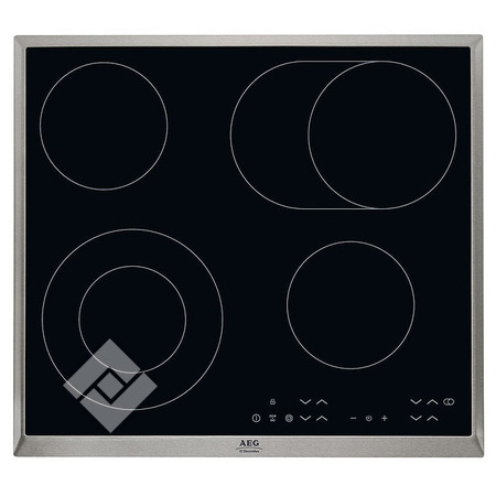 AEG Plaque électrique, vitrocéramique ou induction HK 634060 XB AEG Plaque électrique, vitrocéramique ou induction HK 634060 XB
