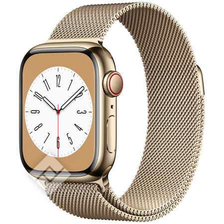 APPLE Montre connectée, activity tracker ou montre de sport WS8 41 GOLD SS GD MIL CEL APPLE Montre connectée, activity tracker ou montre de sport WS8 41 GOLD SS GD MIL CEL