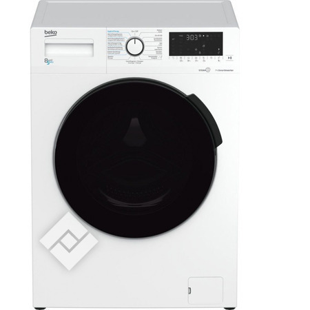 BEKO Combi was-droog HTV8716XWST BEKO Combi was-droog HTV8716XWST