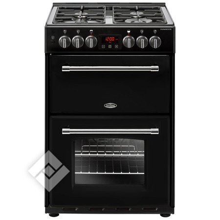 BELLING Gemengd fornuis FARMHOUSE 60 DFT BLACK BELLING Gemengd fornuis FARMHOUSE 60 DFT BLACK