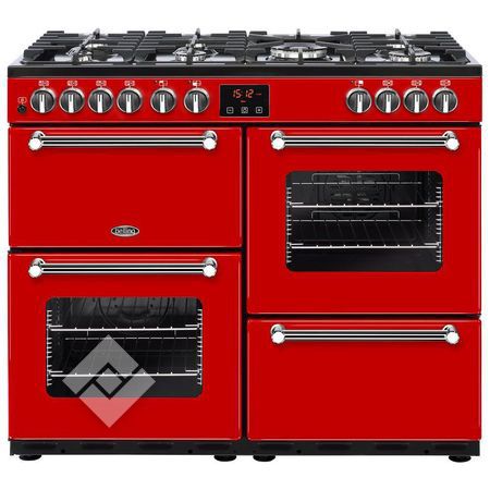 BELLING Gemengd fornuis KENSINGTON 100 DFT RED BELLING Gemengd fornuis KENSINGTON 100 DFT RED