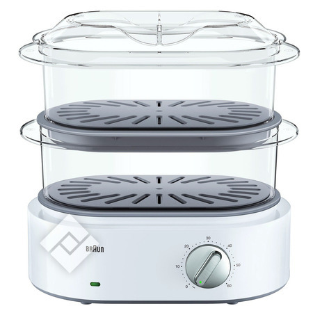 BRAUN Stoomkoker / Rijstkoker IDENTITY FS5100WH BRAUN Stoomkoker / Rijstkoker IDENTITY FS5100WH