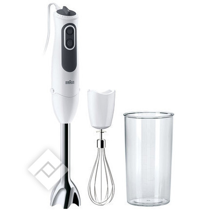 BRAUN Mixeur plongeur ou mixeur batteur MultiQuick 3 MQ 3105 WH BRAUN Mixeur plongeur ou mixeur batteur MultiQuick 3 MQ 3105 WH