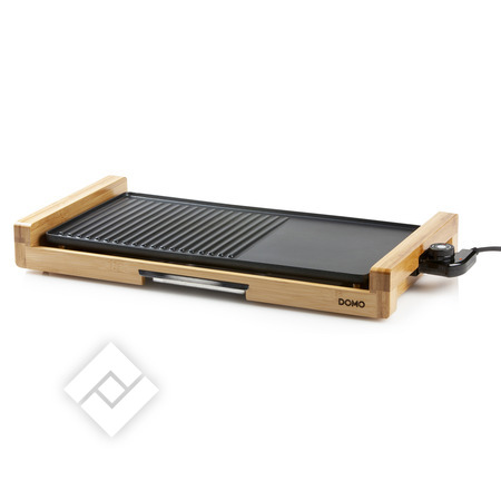 DOMO Grill ou plancha électrique DO8311TP PLANCHA BAMBOO DOMO Grill ou plancha électrique DO8311TP PLANCHA BAMBOO
