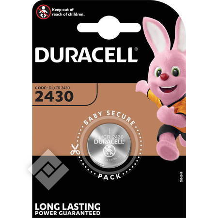 DURACELL ULTRA POWER CR2430 X1 DURACELL ULTRA POWER CR2430 X1