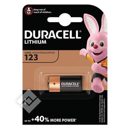 DURACELL LITHIUM SPE 123 X1 DURACELL LITHIUM SPE 123 X1
