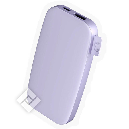 FRESH 'N REBEL Powerbank, mobiele oplader, draagbare oplader 6000 Fast Charging Lilac FRESH 'N REBEL Powerbank, mobiele oplader, draagbare oplader 6000 Fast Charging Lilac