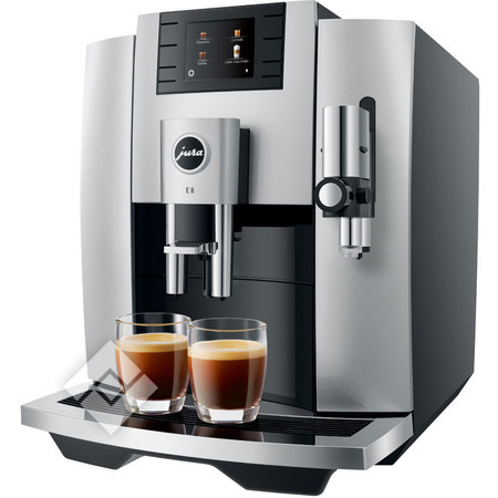 JURA Machine à expresso full automatique E8 MOONLIGHT SLV EB15336 JURA Machine à expresso full automatique E8 MOONLIGHT SLV EB15336
