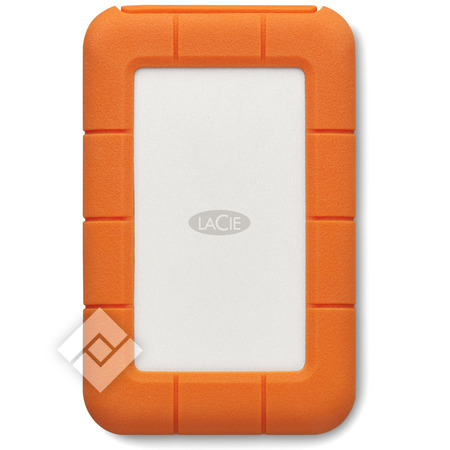 LACIE Harde schijf of SSD RUGGED USB-C 5TB YELLOW LACIE Harde schijf of SSD RUGGED USB-C 5TB YELLOW