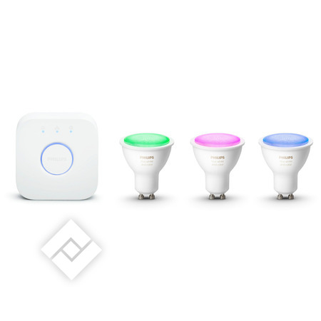 PHILIPS HUE Sfeerverlichting, verlichting, buitenverlichting HUE WCA GU10 START 3 SET PHILIPS HUE Sfeerverlichting, verlichting, buitenverlichting HUE WCA GU10 START 3 SET