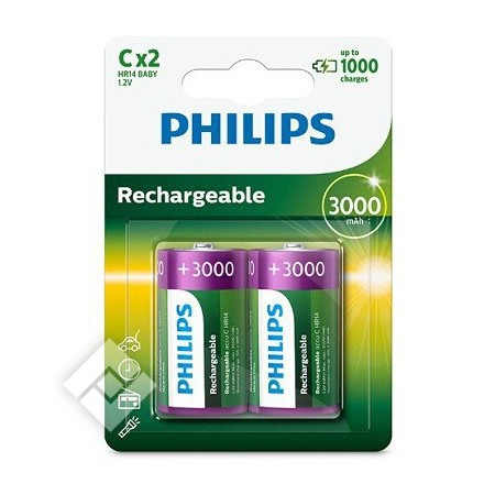 PHILIPS 300 MAH C LR14 X2 PHILIPS 300 MAH C LR14 X2