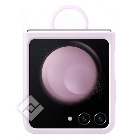 SAMSUNG SILICONE CASE WITH RING LAVENDER Z FLIP5 5G SAMSUNG SILICONE CASE WITH RING LAVENDER Z FLIP5 5G