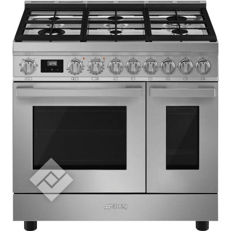 SMEG Gemengd fornuis CPF92GMX SMEG Gemengd fornuis CPF92GMX